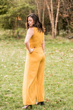 Load image into Gallery viewer, Reese Mustard Jumpsuit