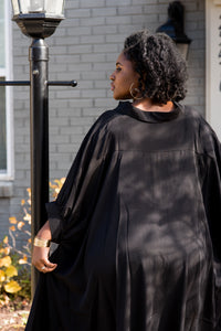 Black Button Up  High Low Shirt