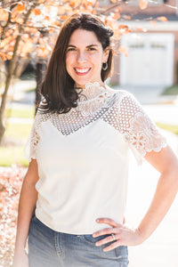 Ivory Lace Blouse