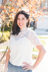 Ivory Lace Blouse