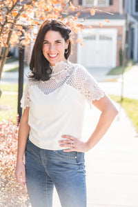 Ivory Lace Blouse