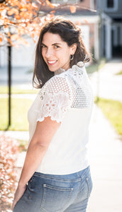 Ivory Lace Blouse